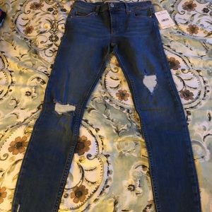 FREE PEOPLE Skinny jeans Blue size 24